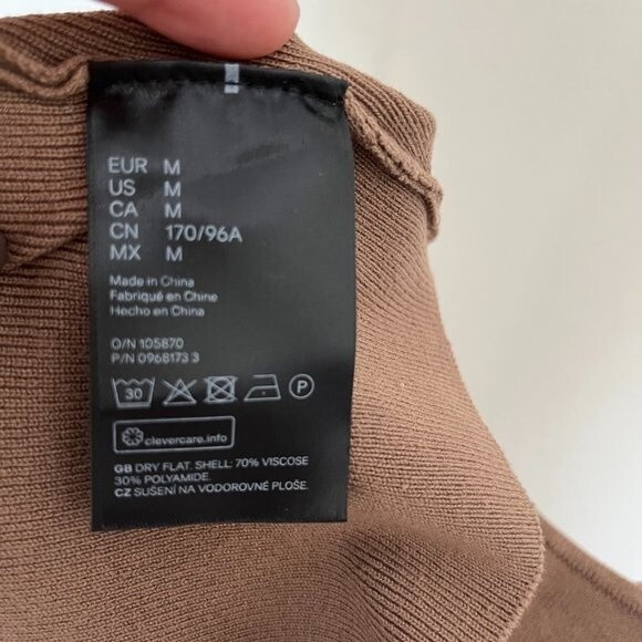 H&M Cropped Top Size M - Picture 6 of 8